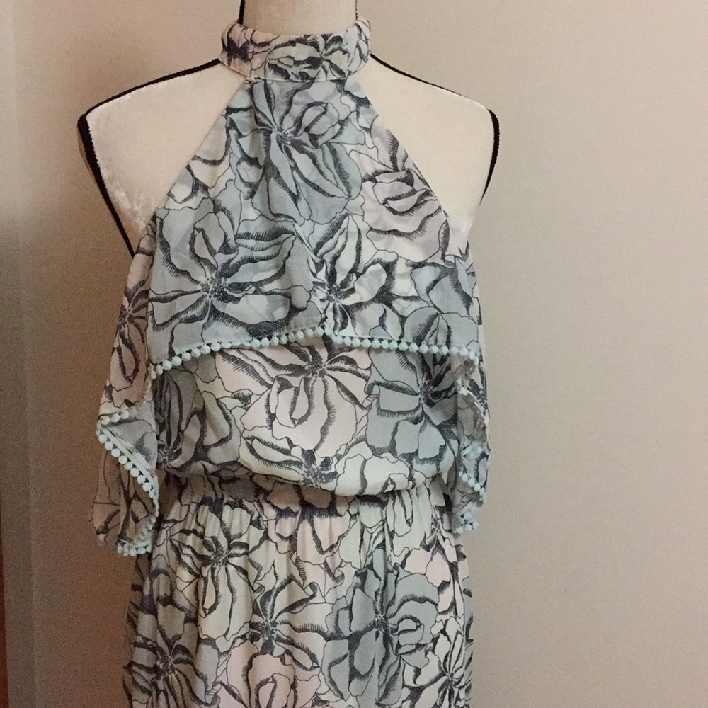 Amina halter dress